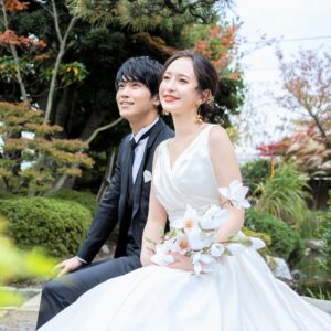 香川県の高松市の結婚式場の弓絃葉の館内の写真