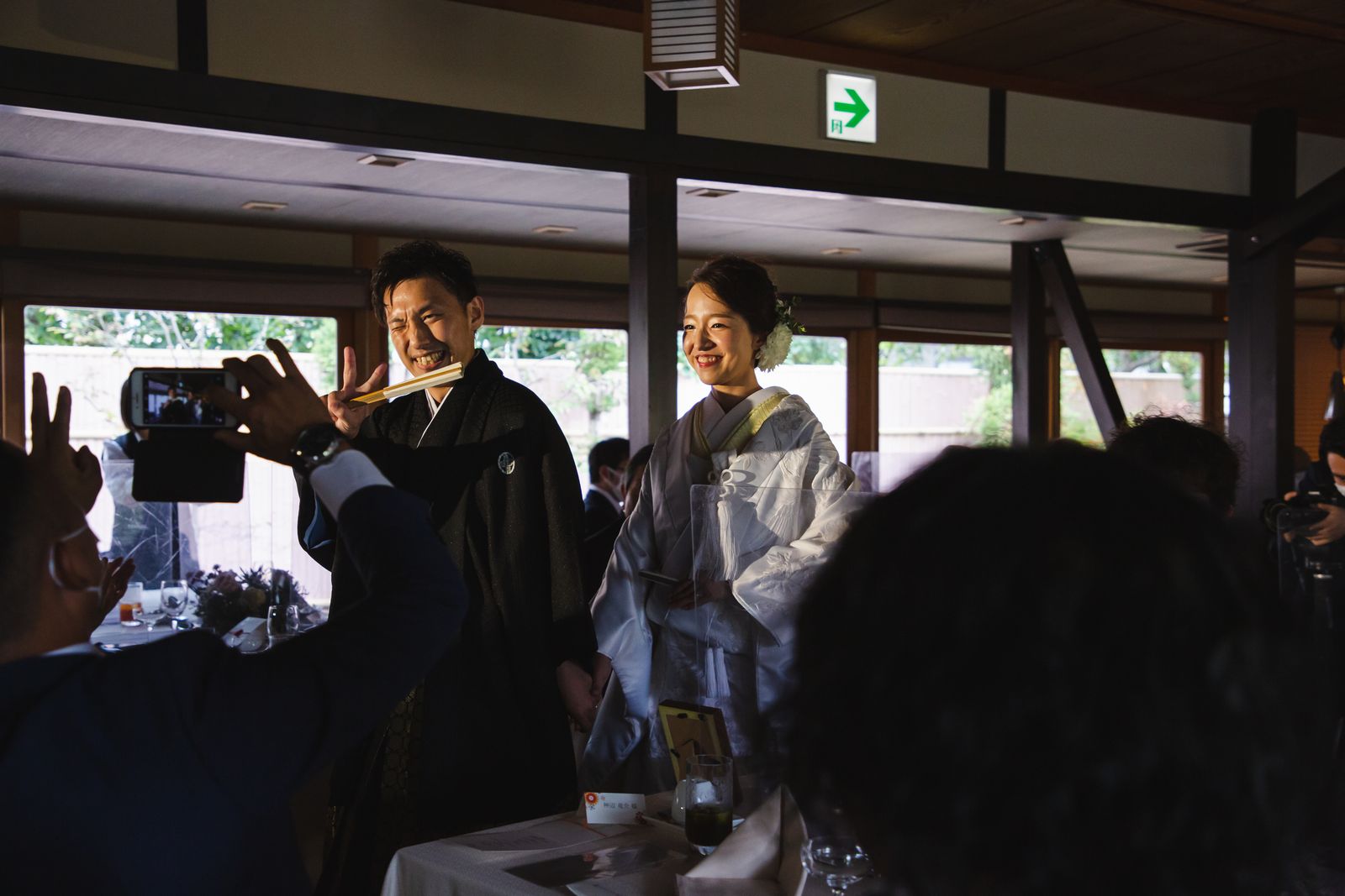香川県高松市の結婚式場ザ・ガーデンダイニング弓絃葉　入場