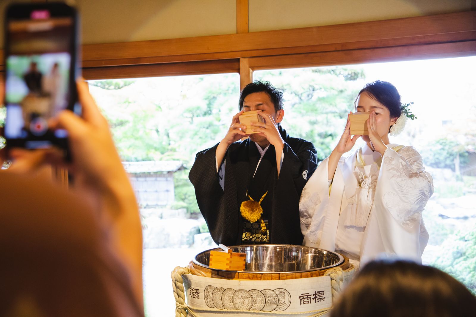 香川県高松市の結婚式場ザ・ガーデンダイニング弓絃葉　鏡開き