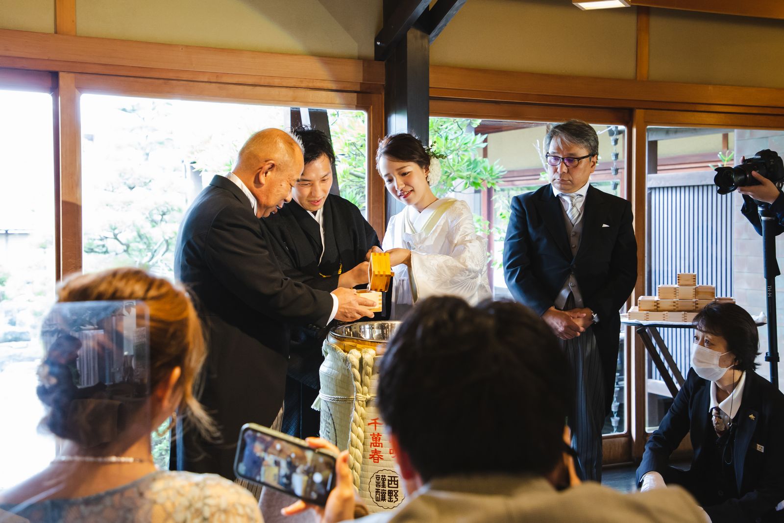 香川県高松市の結婚式場ザ・ガーデンダイニング弓絃葉　鏡開き