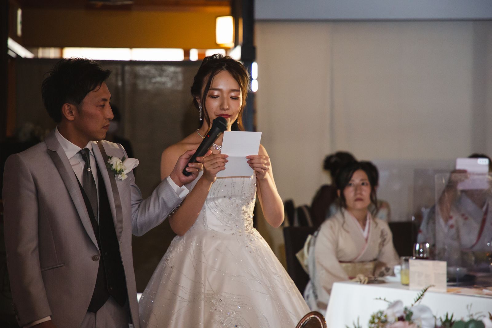 香川県高松市の結婚式場ザ・ガーデンダイニング弓絃葉　両親へ手紙