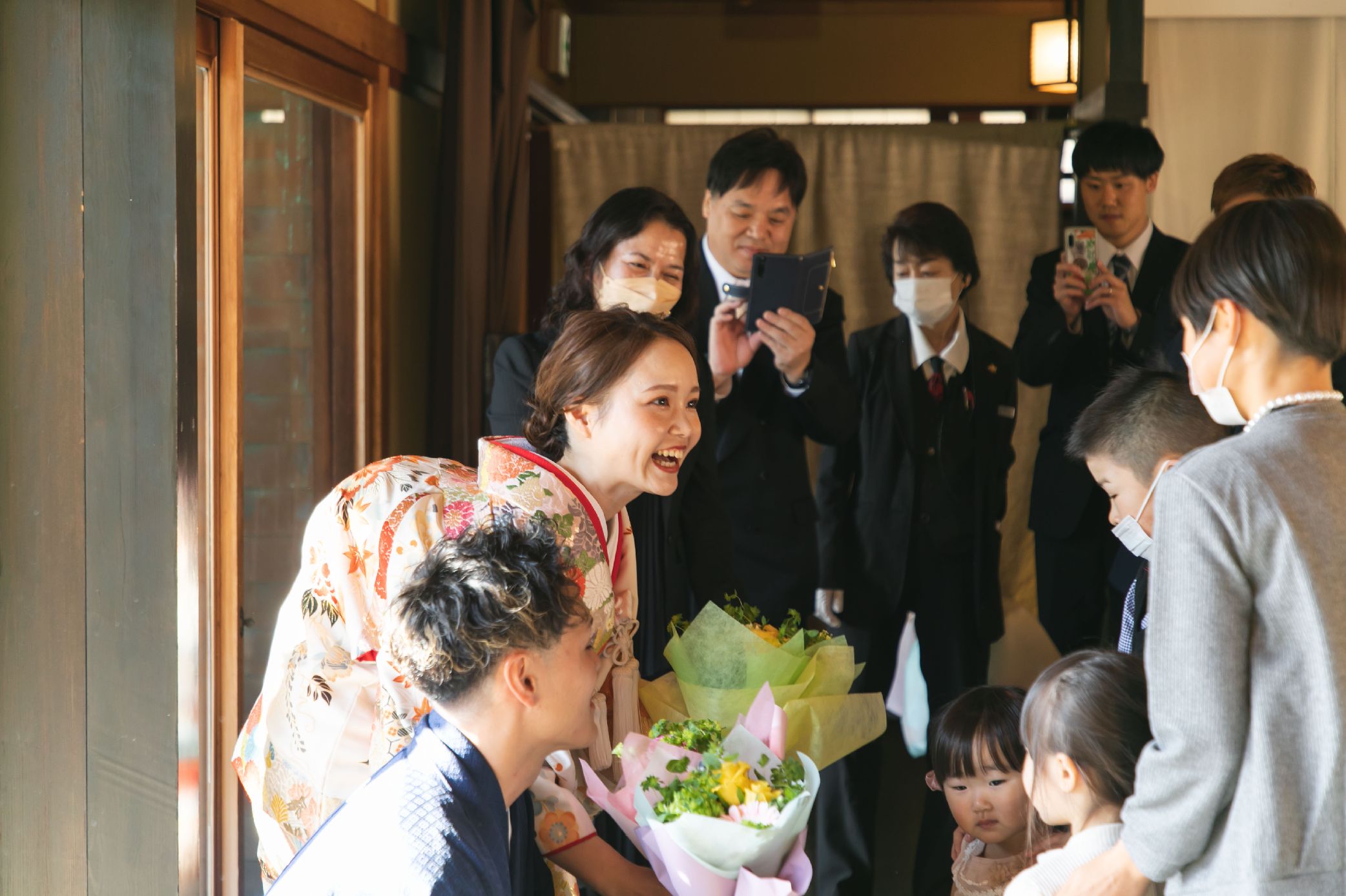 香川県高松市の結婚式場ザ・ガーデンダイニング弓絃葉　お子様ゲストからプレゼント