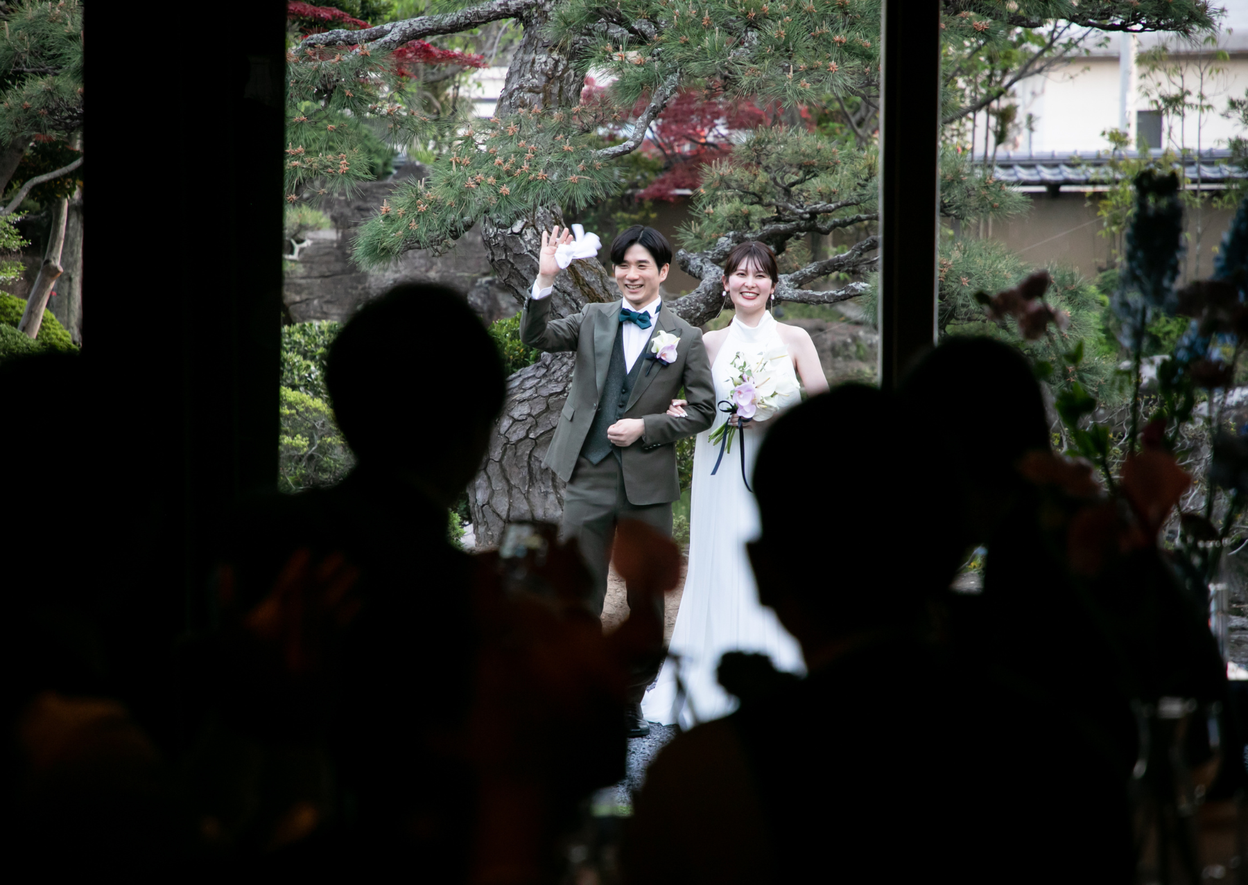 香川県高松市の結婚式場ザ・ガーデンダイニング弓絃葉の挙式レポート