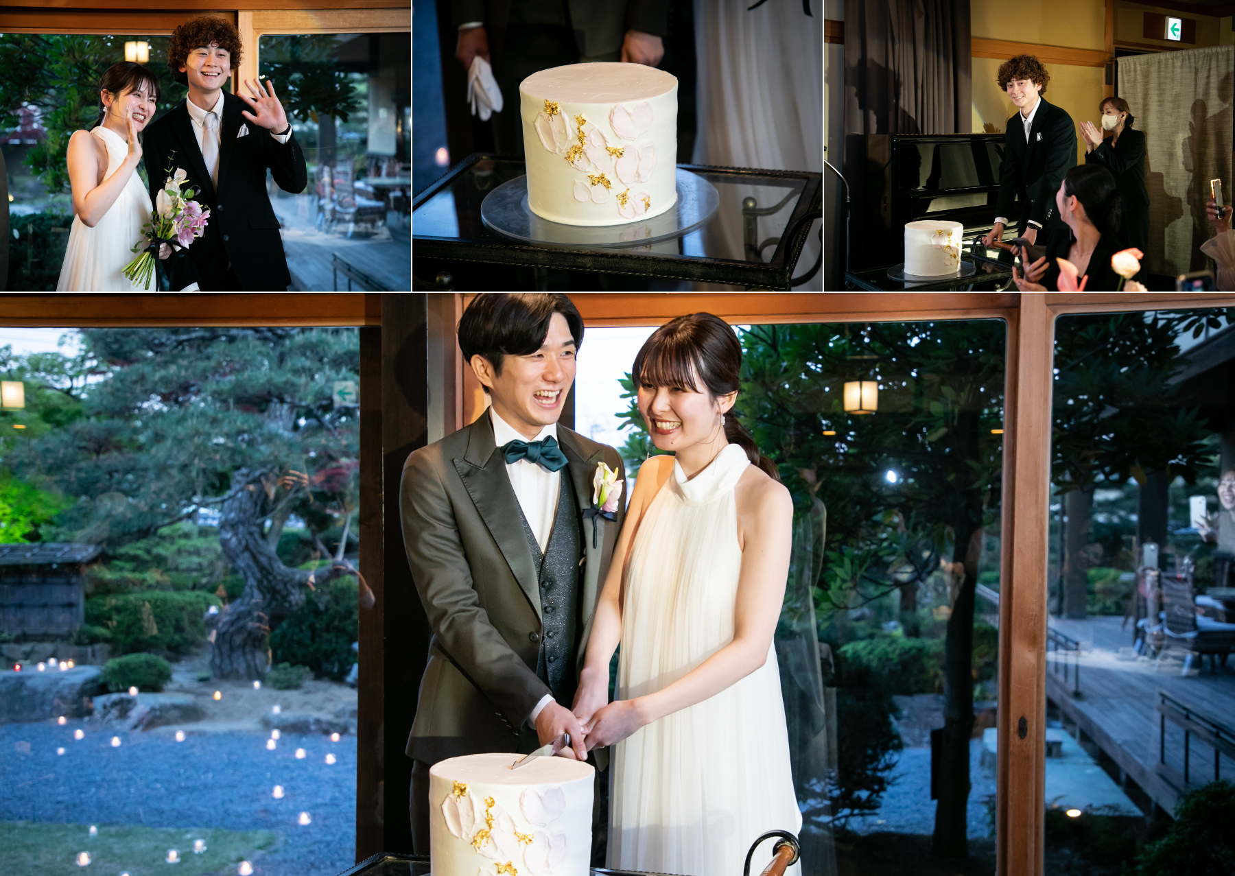 香川県高松市の結婚式場ザ・ガーデンダイニング弓絃葉の挙式レポート