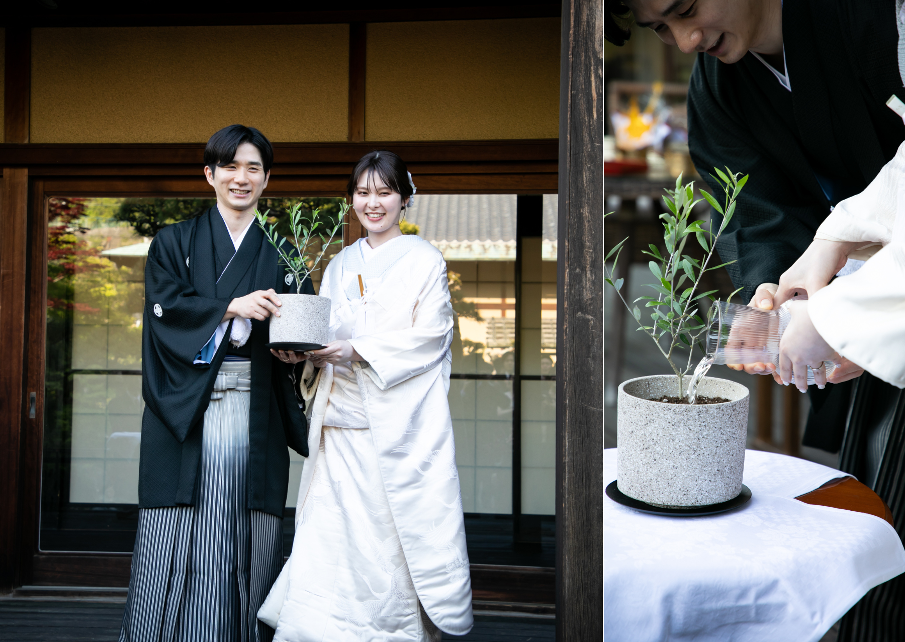 香川県高松市の結婚式場ザ・ガーデンダイニング弓絃葉の挙式レポート