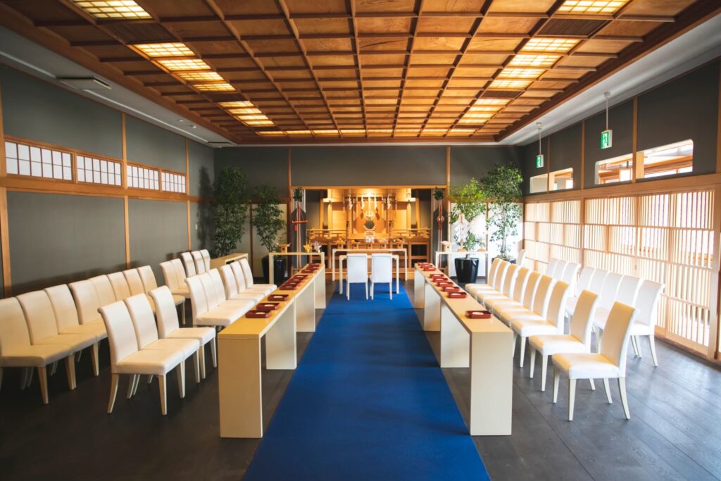 香川県高松市の結婚式場ザ・ガーデンダイニング弓絃葉の挙式会場