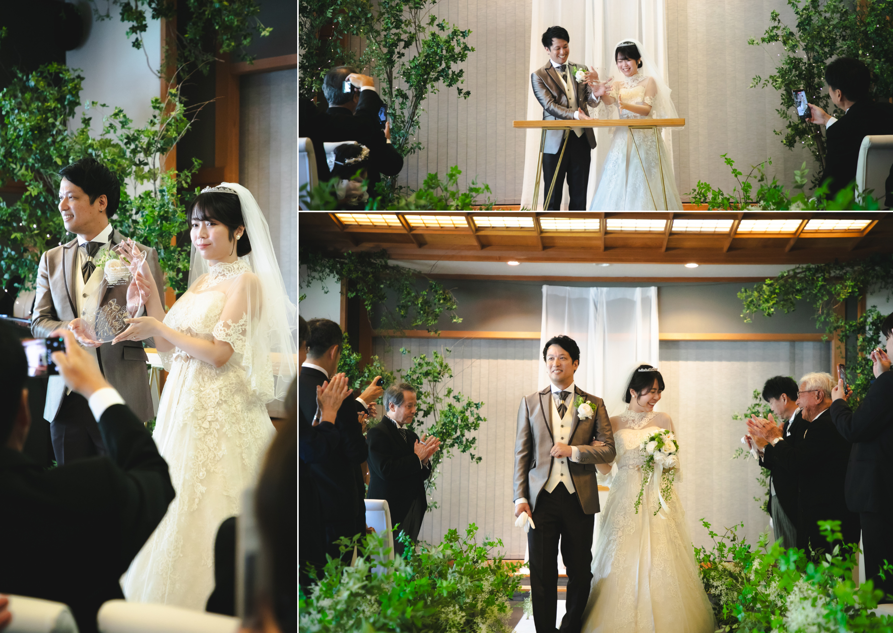 香川県高松市の結婚式場ザ・ガーデンダイニング弓絃葉の挙式レポート