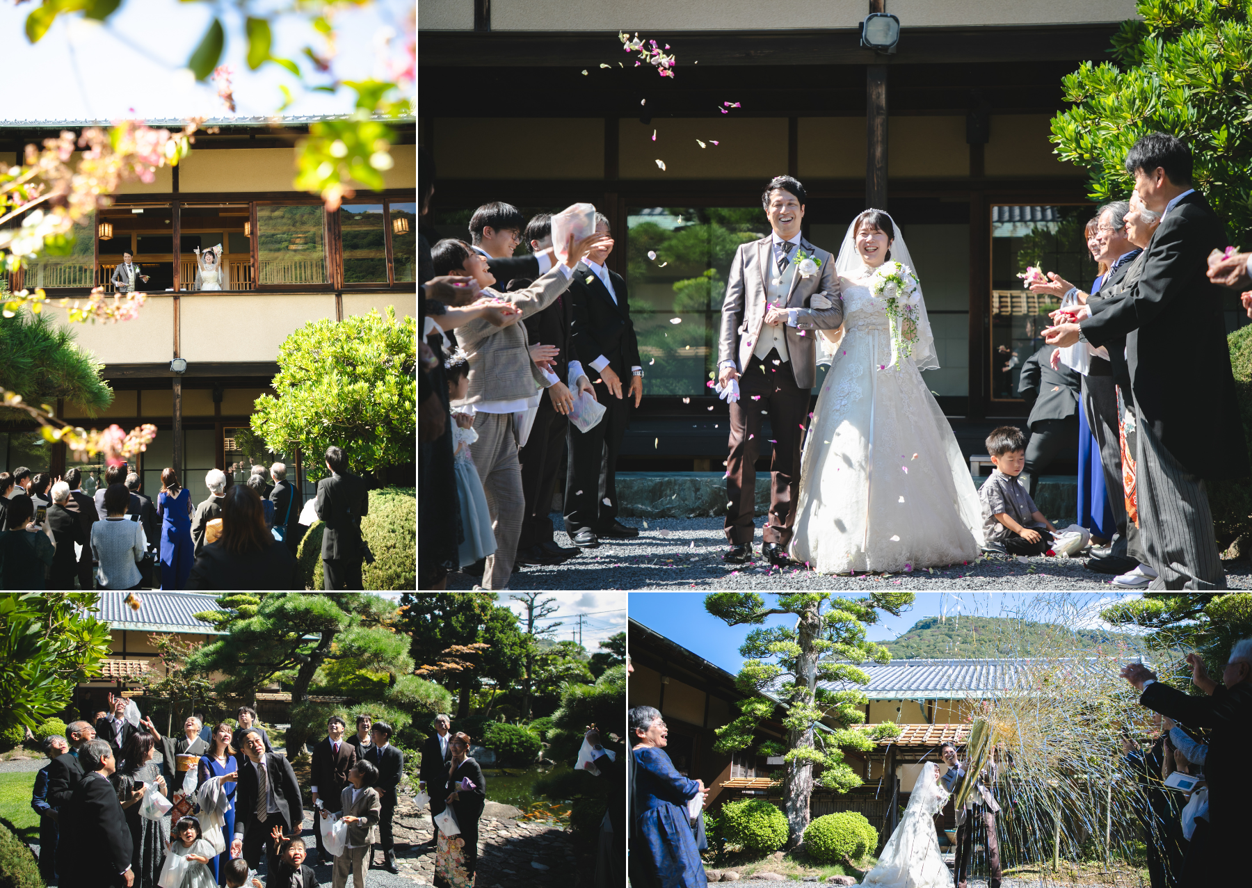 香川県高松市の結婚式場ザ・ガーデンダイニング弓絃葉の挙式レポート