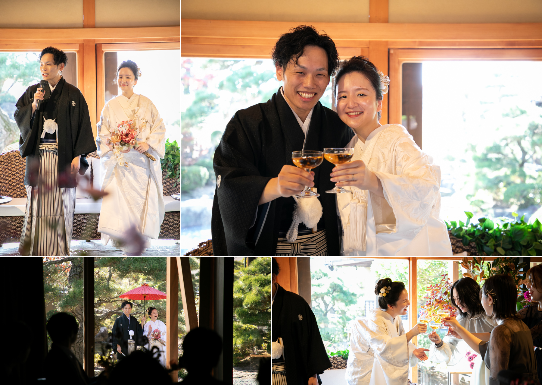 香川県高松市の結婚式場ザ・ガーデンダイニング弓絃葉の挙式レポート