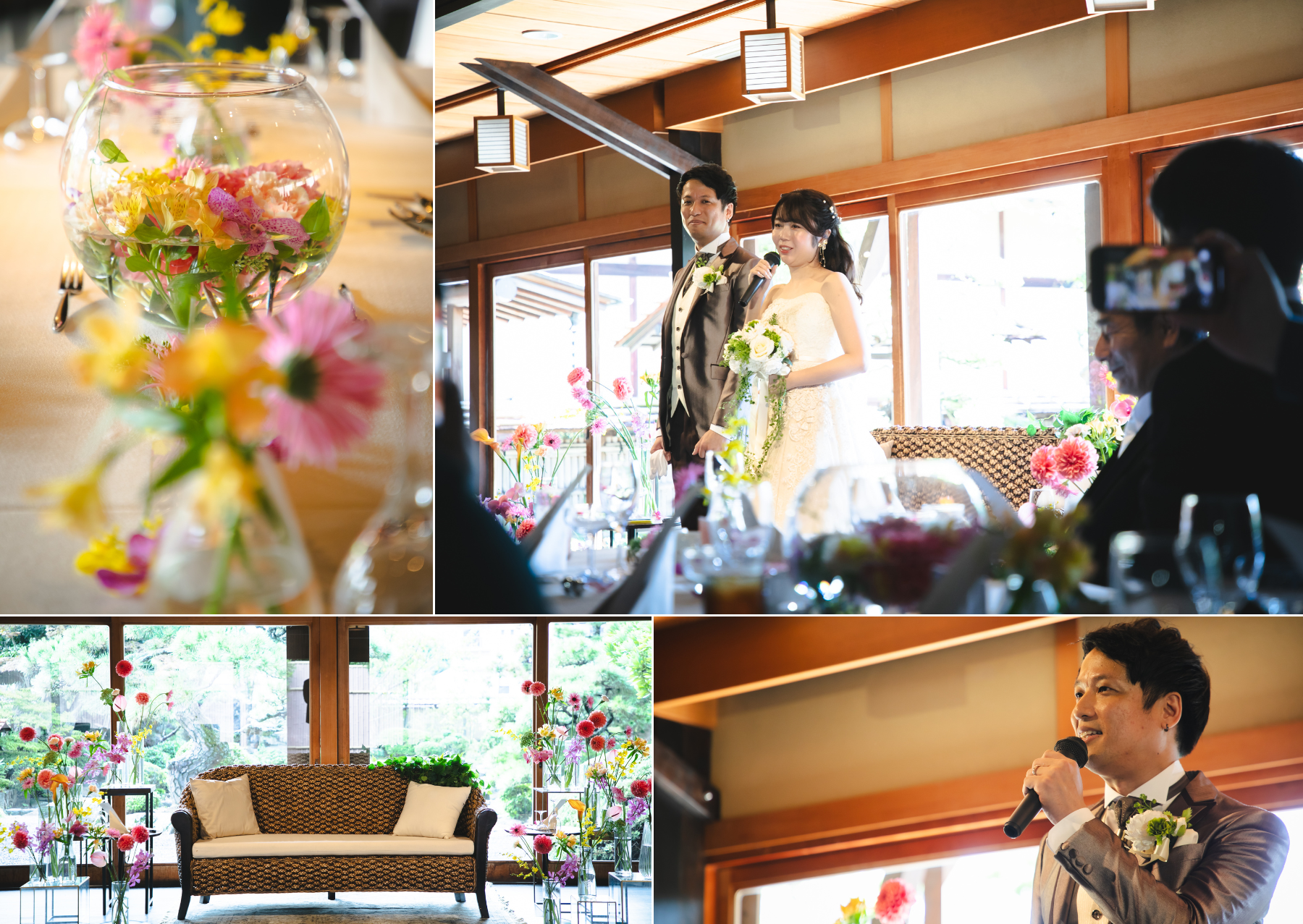 香川県高松市の結婚式場ザ・ガーデンダイニング弓絃葉の挙式レポート