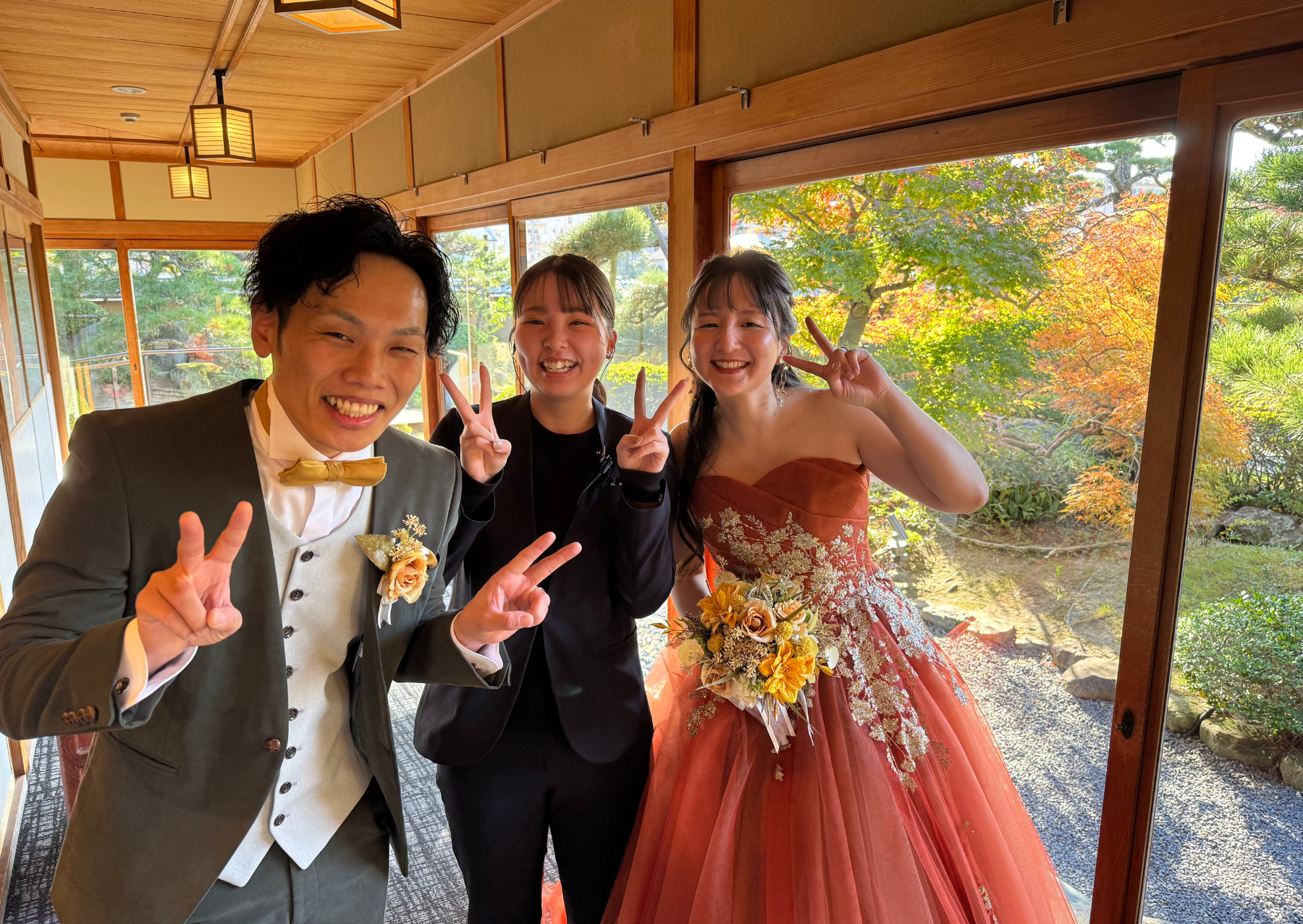 香川県高松市の結婚式場ザ・ガーデンダイニング弓絃葉の挙式レポート
